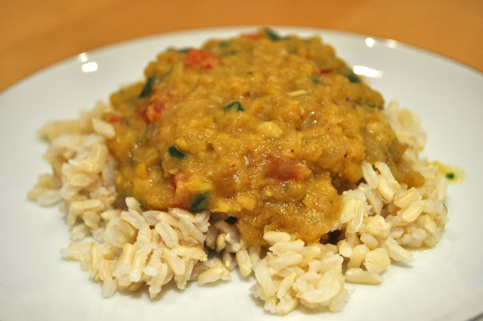 Dal (Spiced Red Lentils)